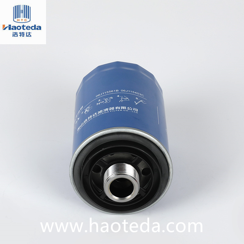 ชิ้นส่วนรถยนต์ OD 78mm Hiflo Metal Oil Filter 06J115561B ประสิทธิภาพสูง