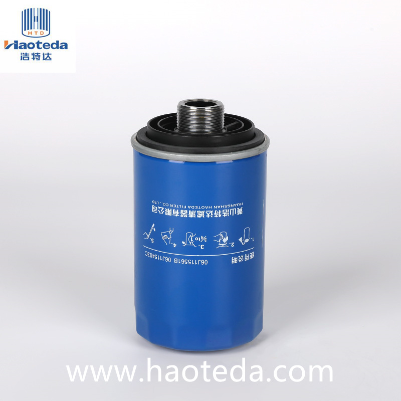 ชิ้นส่วนรถยนต์ OD 78mm Hiflo Metal Oil Filter 06J115561B ประสิทธิภาพสูง