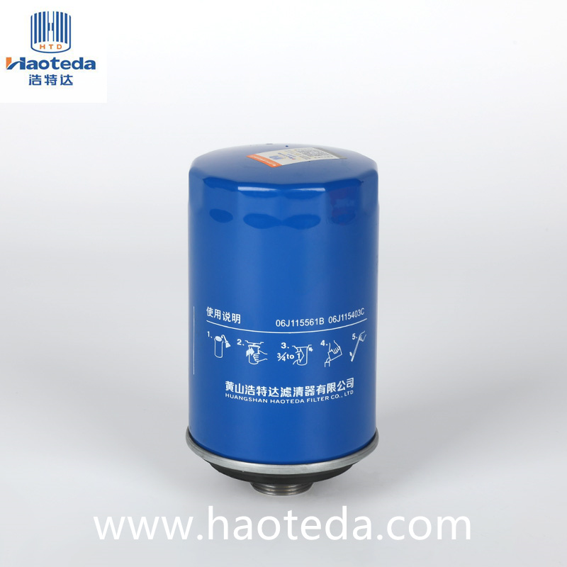 ชิ้นส่วนรถยนต์ OD 78mm Hiflo Metal Oil Filter 06J115561B ประสิทธิภาพสูง