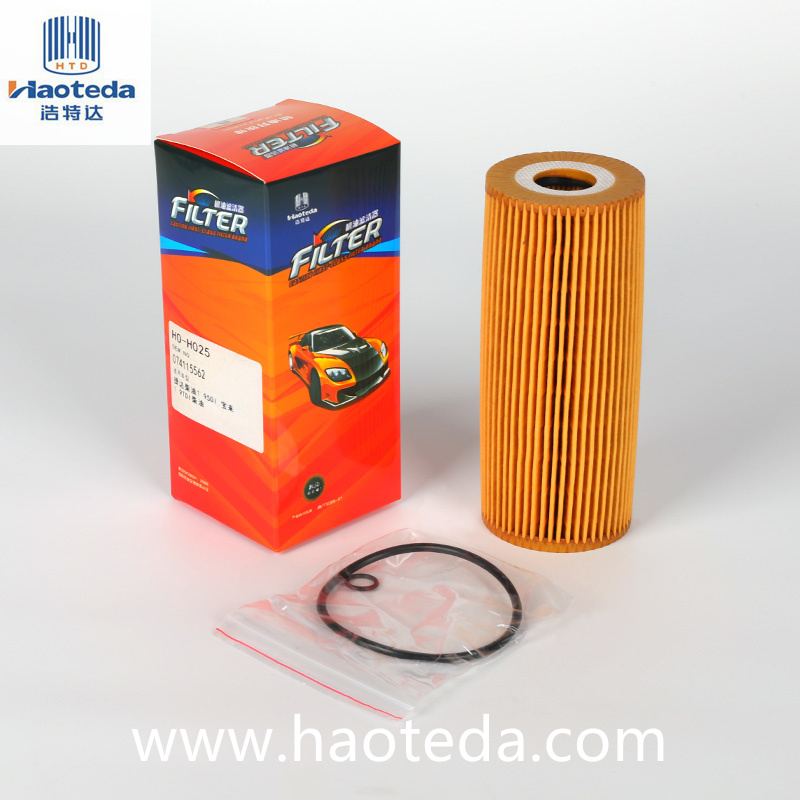 Haoteda 074115 562/CH8530 กรองน้ำมันรถยนต์สำหรับรถยนต์ดีเซล Jetta / Bora1.9TDI