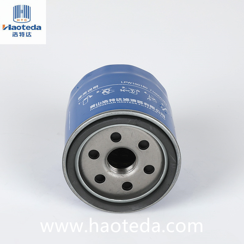 Haoteda LPW100180 ตัวกรองน้ำมันโลหะชิ้นส่วนรถยนต์ประสิทธิภาพสูง