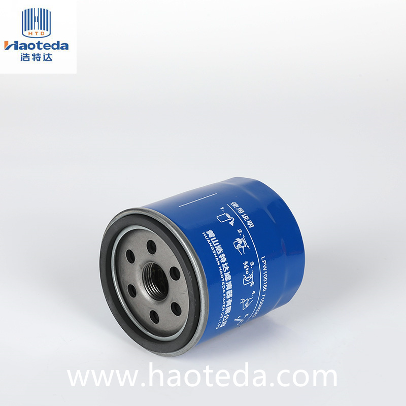 Haoteda LPW100180 ตัวกรองน้ำมันโลหะชิ้นส่วนรถยนต์ประสิทธิภาพสูง